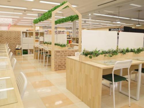 ３８席ある自習塾の様子